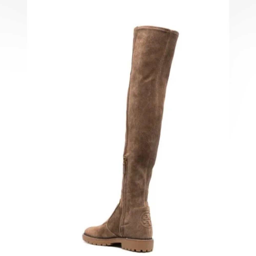 Tory Burch Suede Lug Sole Over the Knee Boots Size 8.5 - Picture 3 of 9